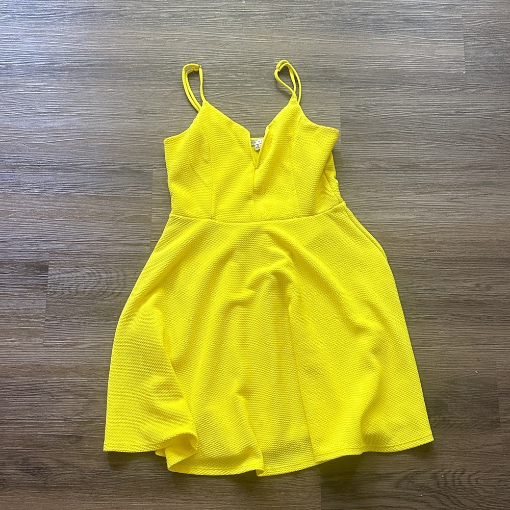 Vibrant Yellow Women's Dress